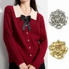 10pcs Luxury 3D Rose Metal Buttons for Dress/Handbag/Shirts/cardigans DIY, 11/14mm Small Buttons Gold Silver Sewing Accessories 1