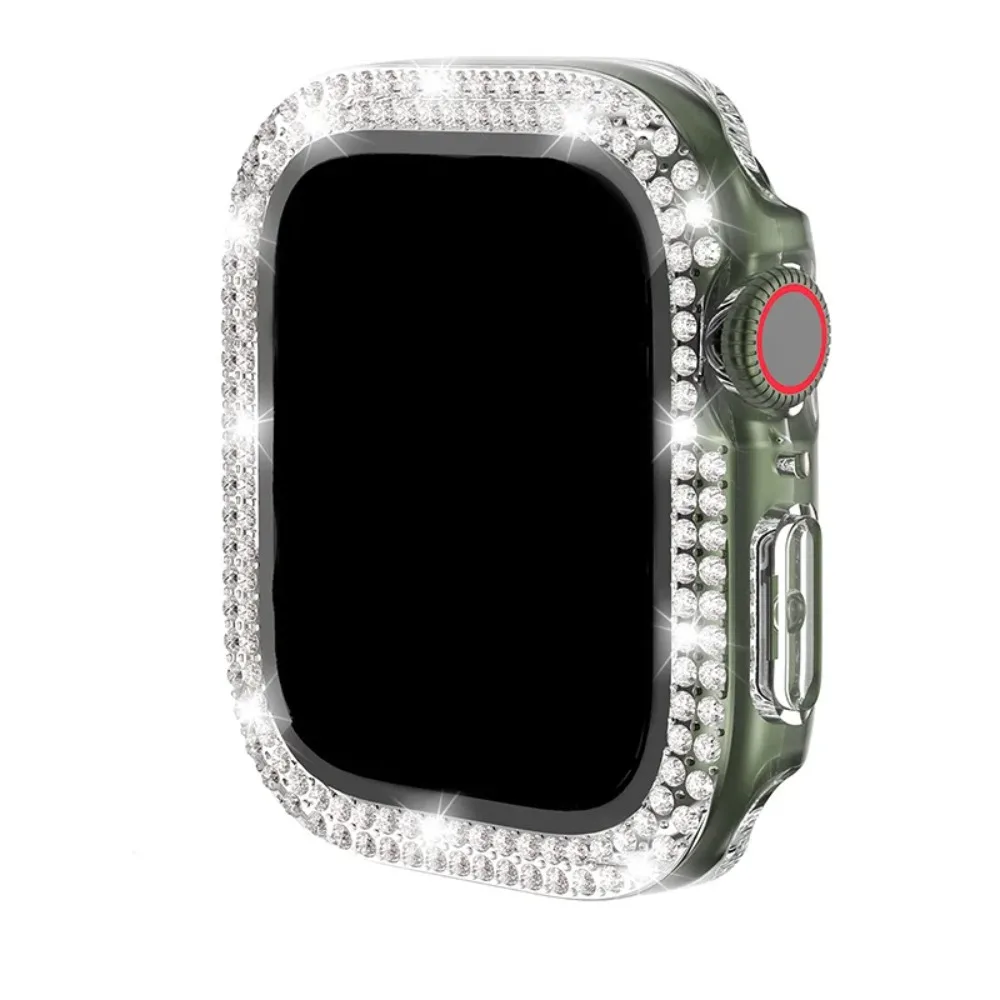 Elegant Diamond-Encrusted Hard PC Screen Protector Case