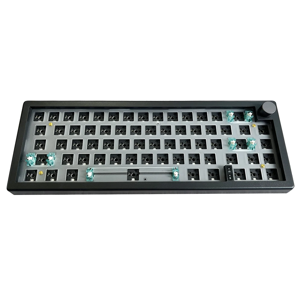 Gmk67 teclado mecânico personalizado quente-swappable sem fio
