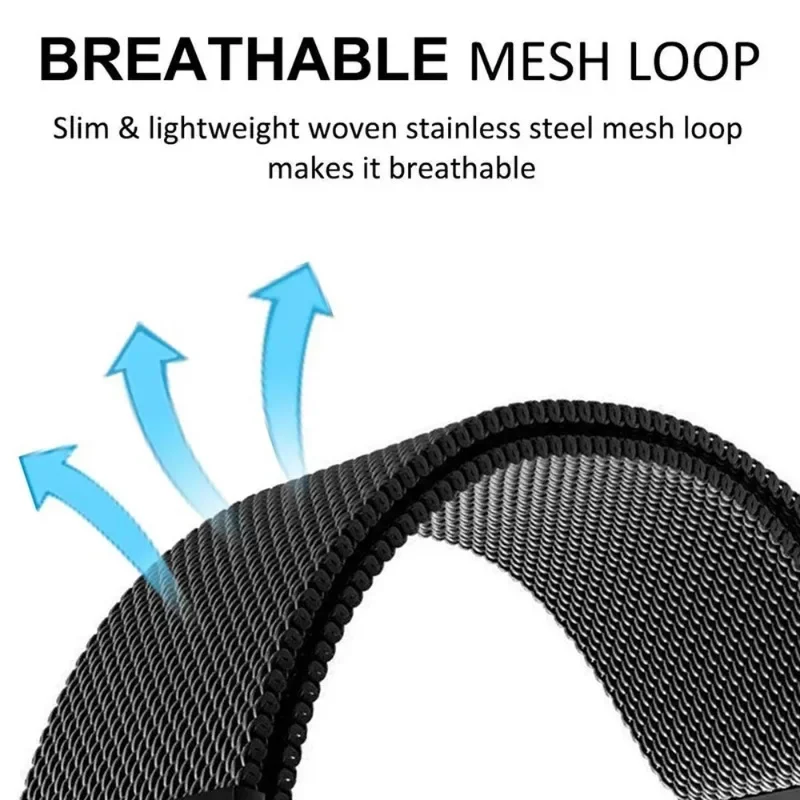 Elegant Milanese Loop Metal Strap Bracelet