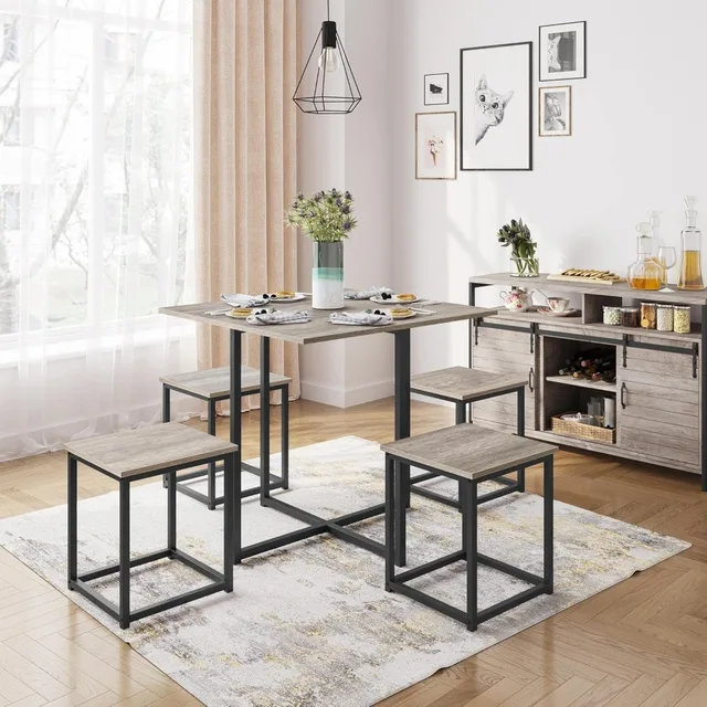 Industrial Dining Table Set 1