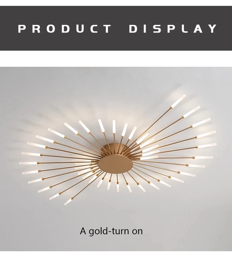 Ceiling Light - Modern Creativity Fireworks LED Chandeliers