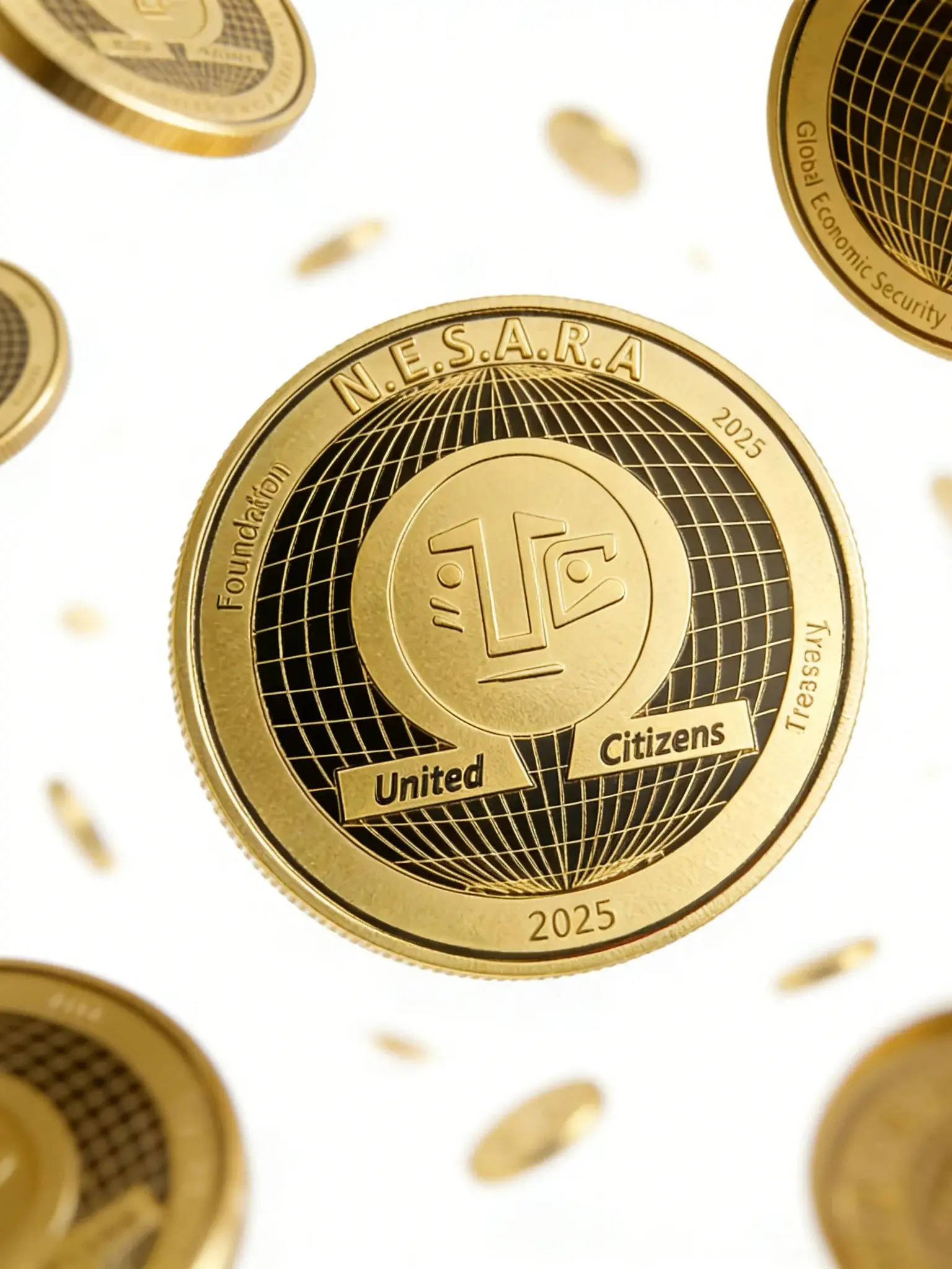 2025 Einzigartige Nesara&Gesara Münze 40mm Metallhandwerk Gedenkmünzen Dekorative Sammlerstücke Geschenk – Detail 1
