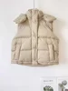 Lemon Wunder Puff Winter New Style Vertical Collar Down Jacket Vest Women's Short Commuting Casual Detachable Hooded Warm Jacket 3