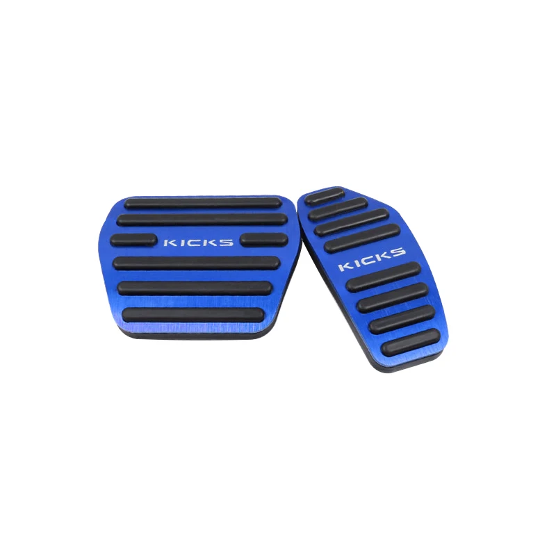 Car Foot Pedal Accelerator Brake Pedals Cover For Nissan Kicks P15 car pedals pedal cover stainless steel pedal cover
