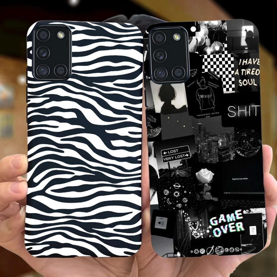 Чехол для телефона Samsung A31, A 31, чехол из ТПУ с мультяшным принтом для Samsung Galaxy A31 SM-A315F/DS