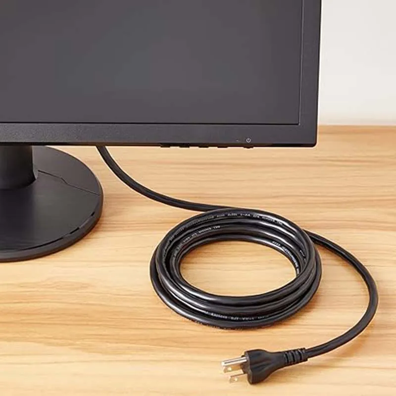 Enhanced Power Connect Cable with US Plug and 3-Prong Copper Connector – 1.5m to 3m Length, 110V-220V Range