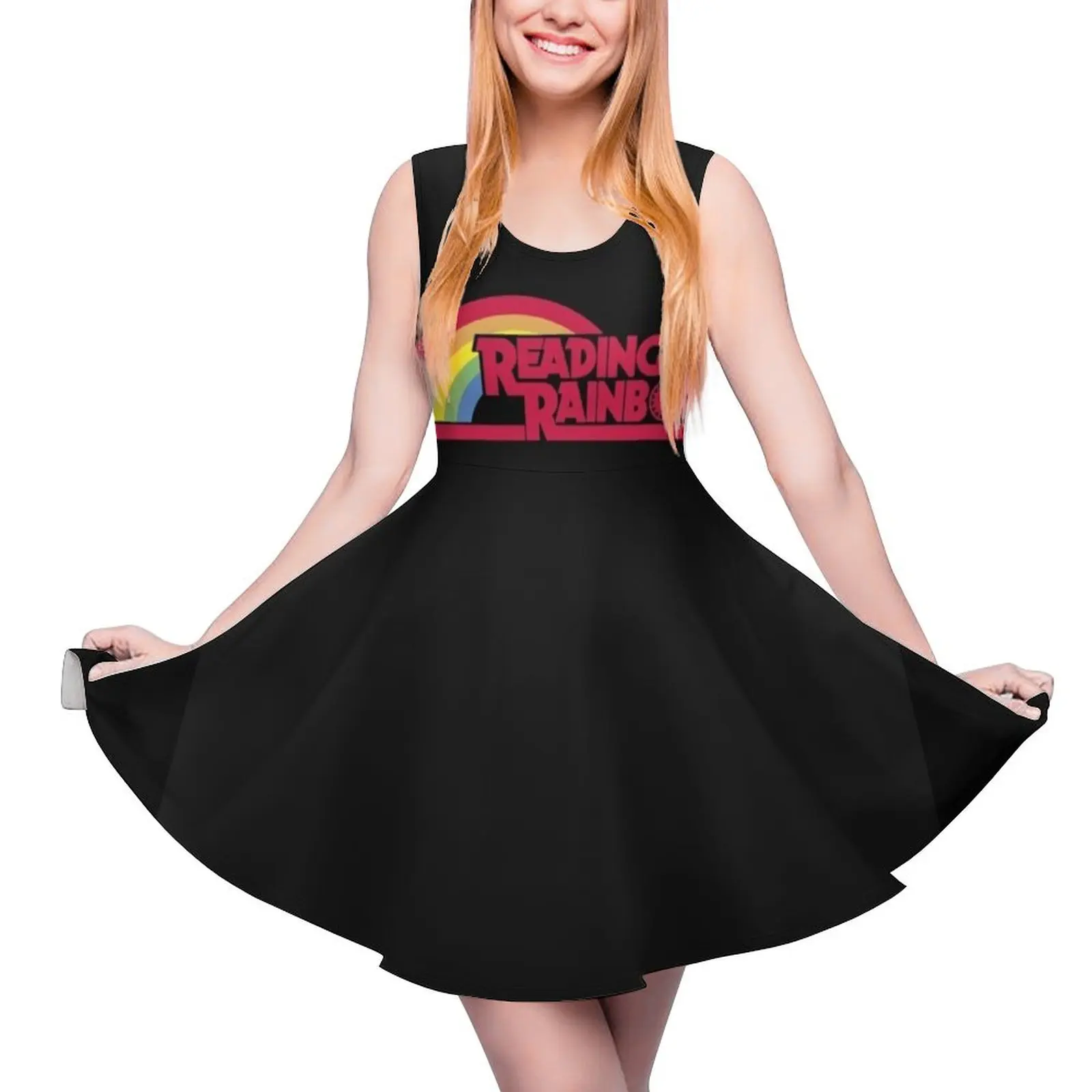 Reading Rainbow Classic Sleeveless Dress summer dress woman 2024 trendy fairy dress dresses for women 2024