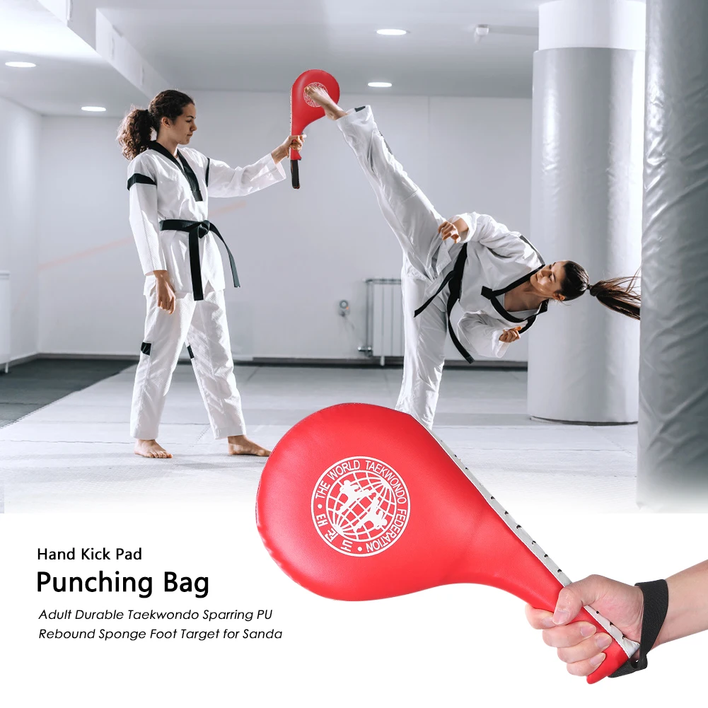 Pro Taekwondo Kick Pad Kick Boxing Punching Pad Fighting Foot Target Kids Adult Boxer Training Punching Bag