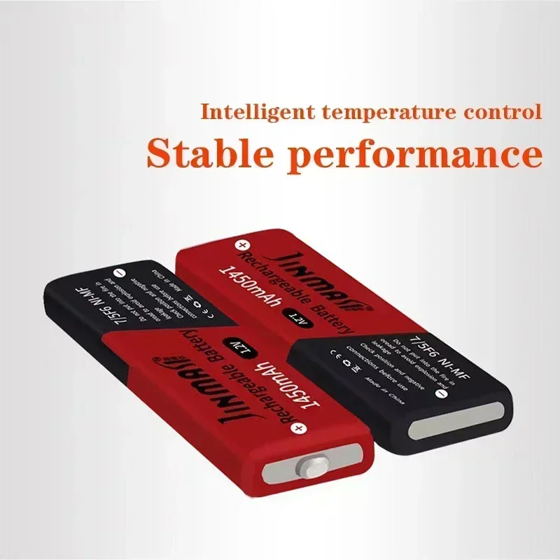 1.2V Ni-Mh Rechargeable 7/5F6 Battery 67F6 1450mAh 7/5 F6 Chewing Gum Cell Walkman MD CD Cassette Player