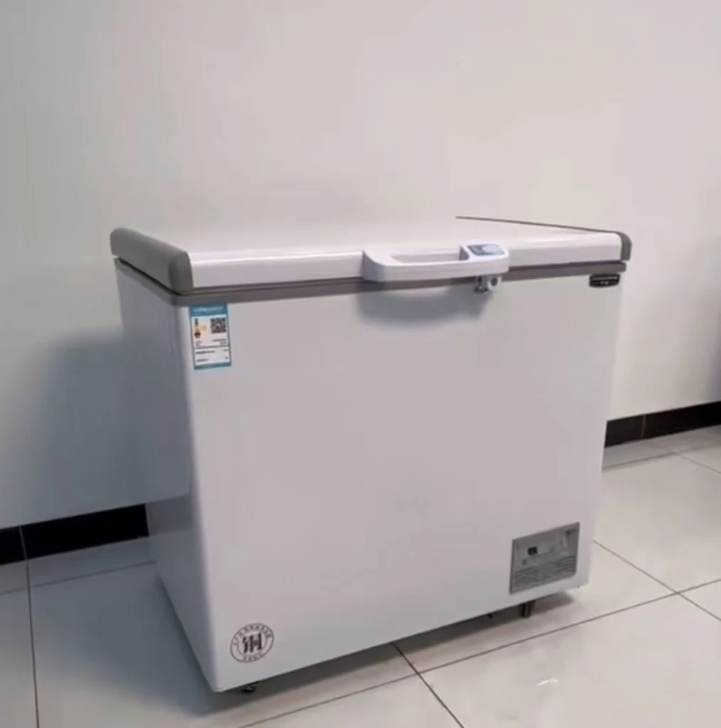 Single-Temperature Horizontal Deep Freezer Kitchen Restaurant Hotel Seafood Frozen Food Single-Door Electric Supermarket Freezer