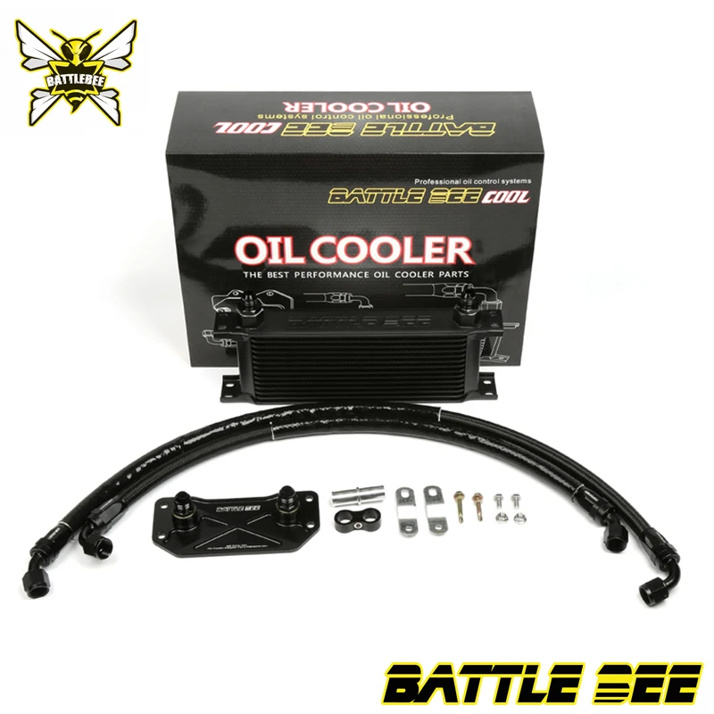 

BB-OCK-101 BATTLE BEE 14-Row Oil Cooler Kit for LYNK&CO 03+2.0T Engine Oil Cooler Filter Housing Adapter Kit