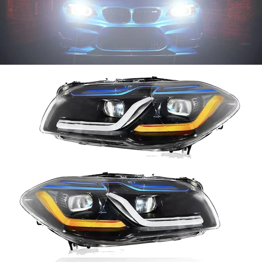 

Осветительные приборы для BMW F10 F18, лампы для фар головного света, объектив проектора 2011-2017 520i 525i 530i DRL, освещение, аксессуары для автомобиля