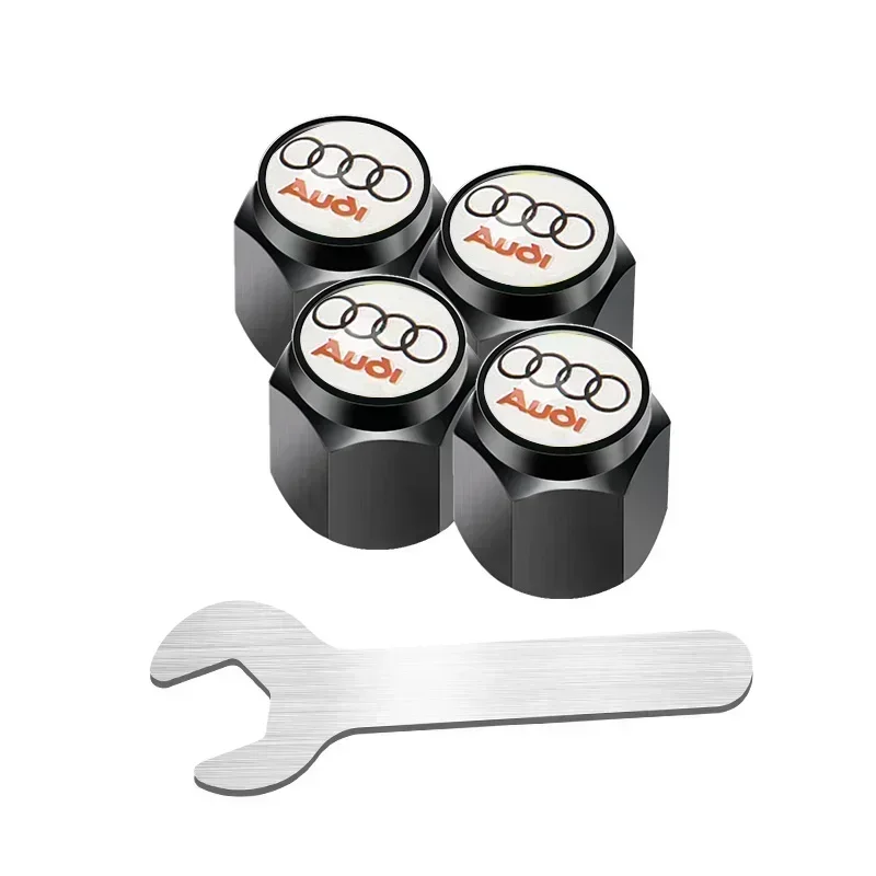 Luxury Car Wheel Tire Valve Caps - Dust-proof Rim Stem Covers