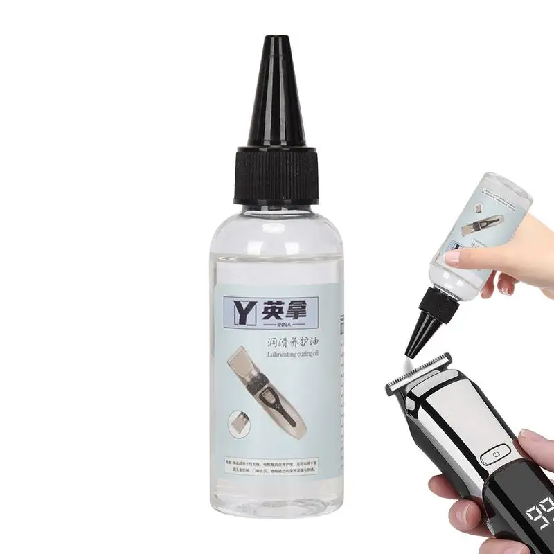

100ml Hair Trimmer Oil Beard Shavers Lubricant Reduces Friction Cutter Maintenance Barber Oil Hair Trimmer Oil Lubricant