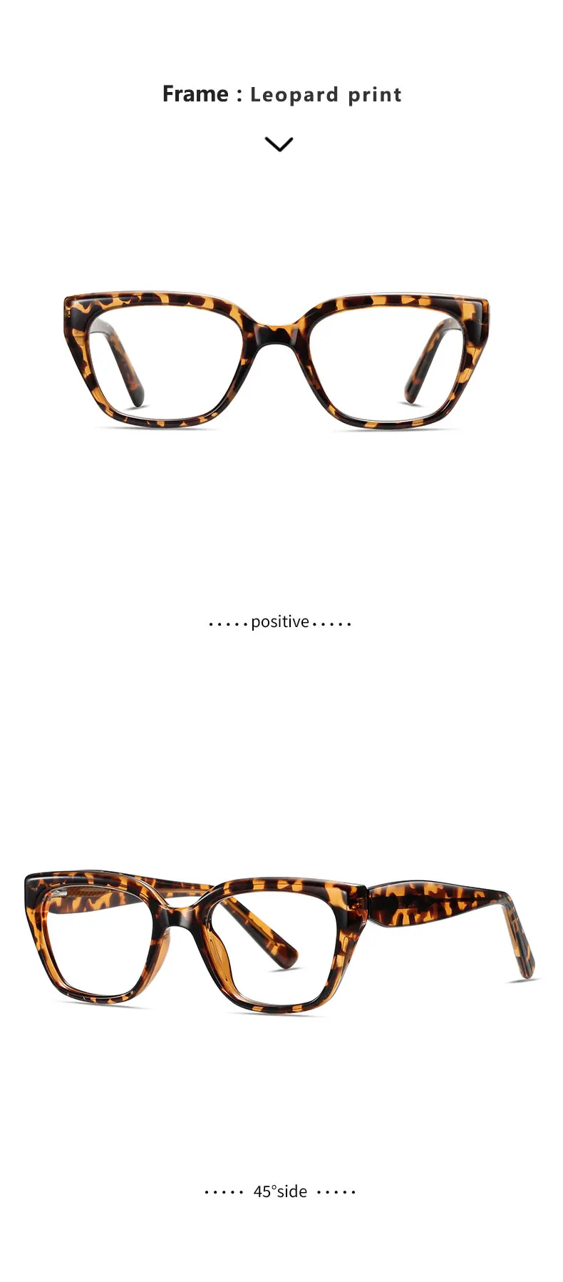 Designer-Mode, blaues Licht blockierende Brille, Rahmen aus TR-Material, Federscharniere, kein Kneifen, vielseitig, stilvoll – Detail 11