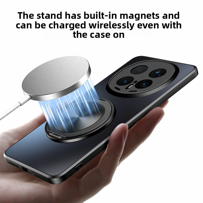 Huawei Honor Magic 8 Pro Hard Matte Magnetic Ring Protective Case