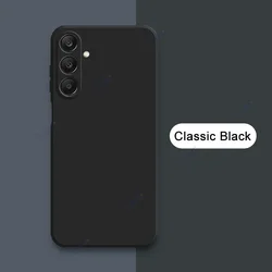 Enhanced Liquid Silicone Phone Case - 360° Soft Protective Anti-Drop Shockproof Back Cover for Samsung A26 5G (Classic Black)