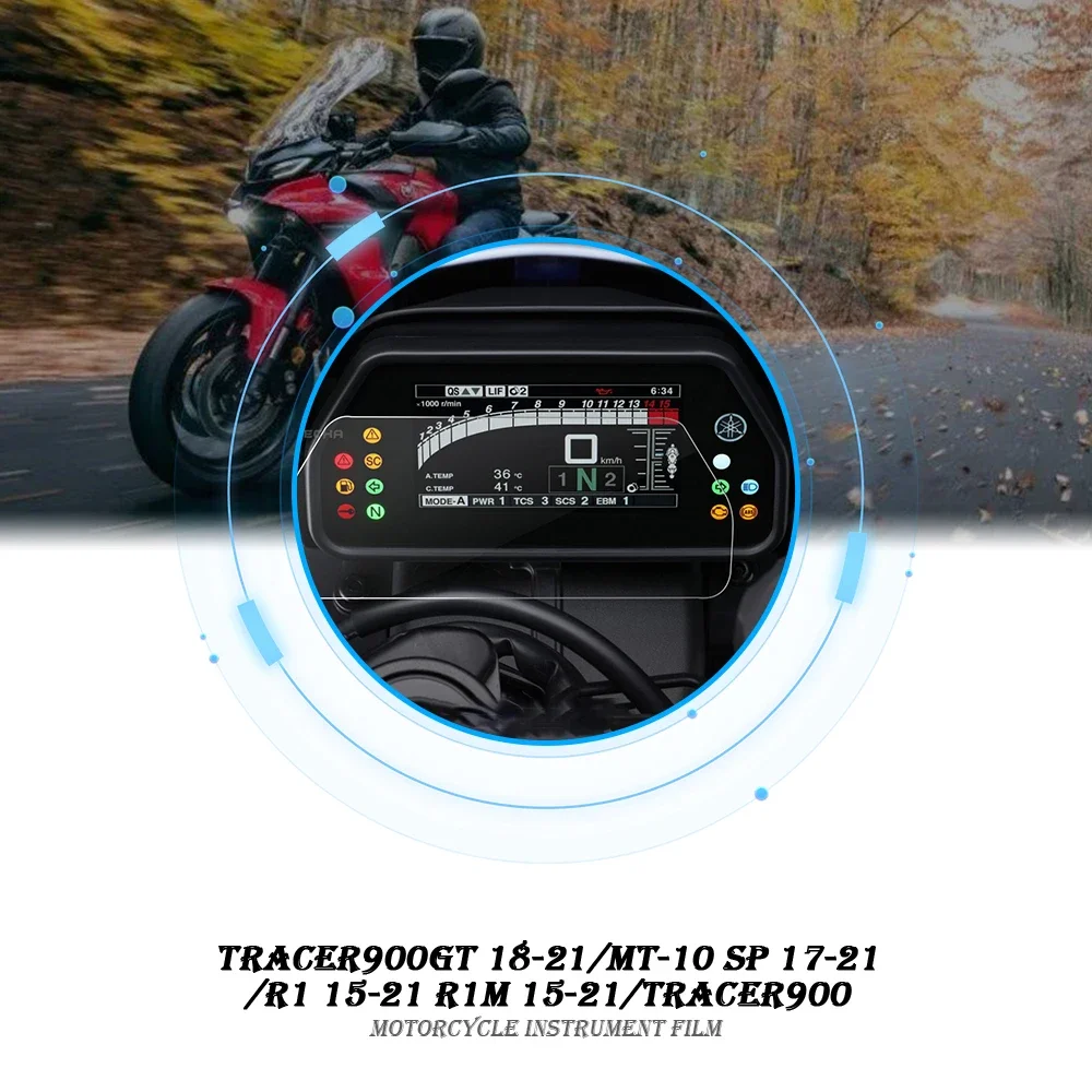 Motorcycle Cluster Scratch Protection Film Screen Protector Yamaha Tracer 900 GT YZF R1 M S R1M R1S YZF-R1M MT10 SP MT-10 SP motorcycle screen protector
