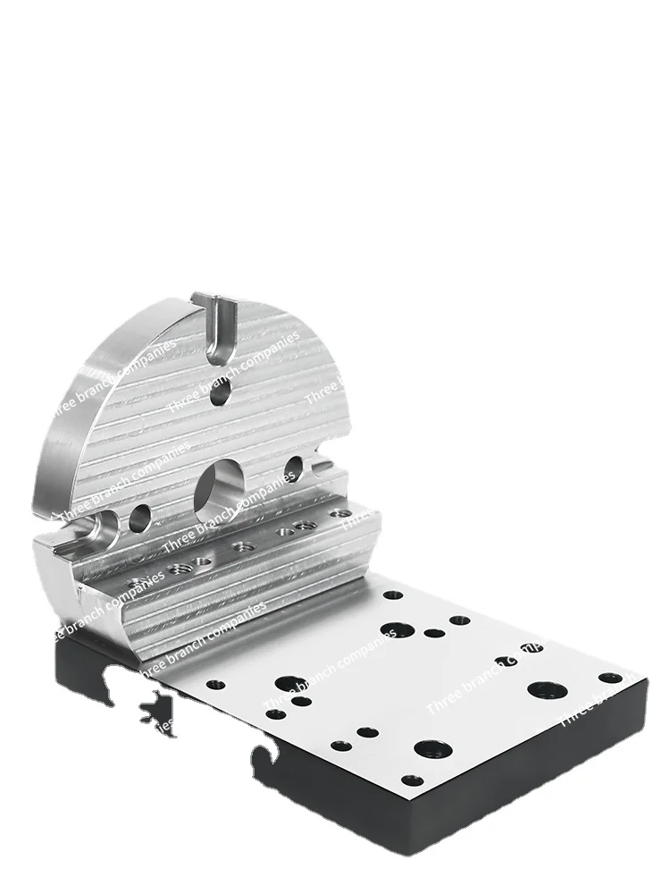 

Cnc Fourth Axis L Block Bridge Plate Tail Seat Connecting Plate Base Plate Self-Centering Vise Base Machining Center Turntable
