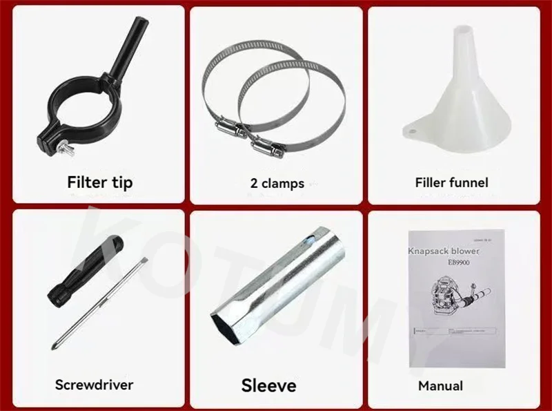 Air Blower Four-Stroke 92CC Knapsack Snow Blower Petrol Leaf Blowing Vacuum Wind Fire Extinguisher High Vacuum Fan