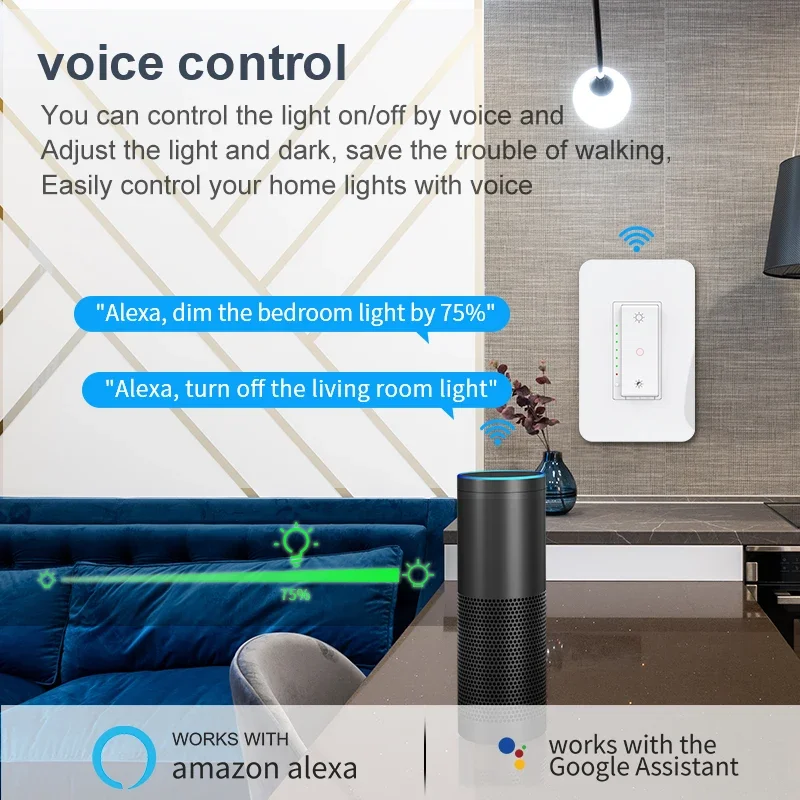 inteligente eua wifi interruptor dimmer luz led 03