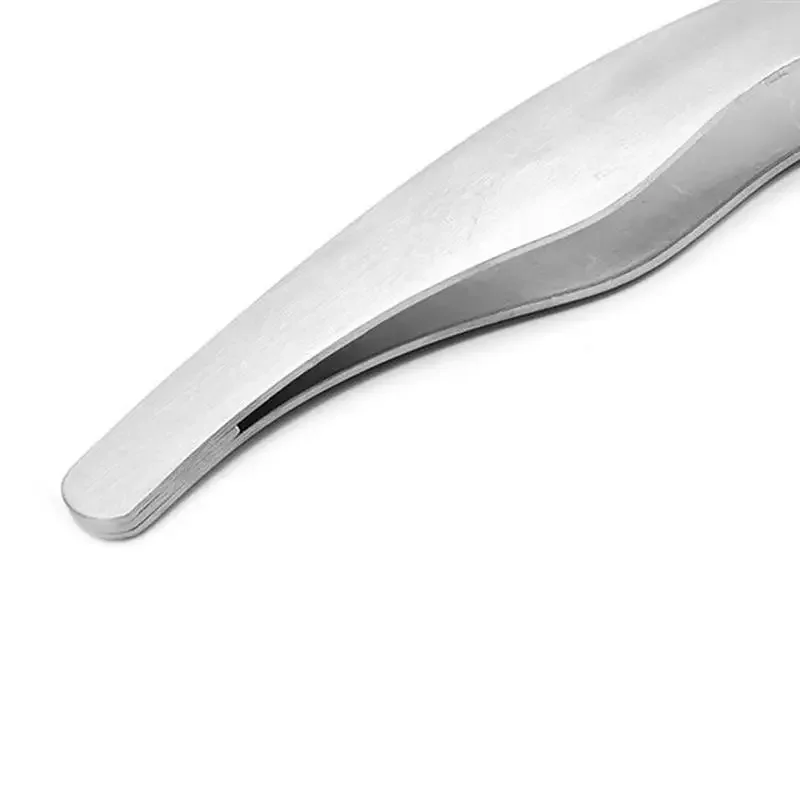 1pc Stainless Steel Tweezers Bone Tweezer Food Clips Food Tongs Hair Removal Tool Angled Ham Pin Bone Pliers Removing fish bone tweezers,kitchen tweezers
