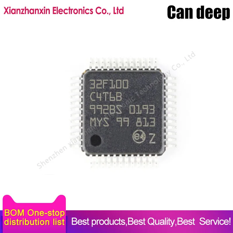 

1~5pcs/lot STM32F100C4T6B 100C4T6B LQFP-48 Single-chip micro controller