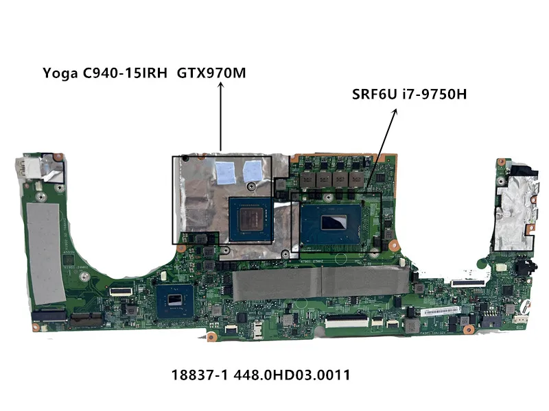 

18837-1 Материнская плата для ноутбука Lenovo Yoga C940-15IRH GPU:GTX1650 4G