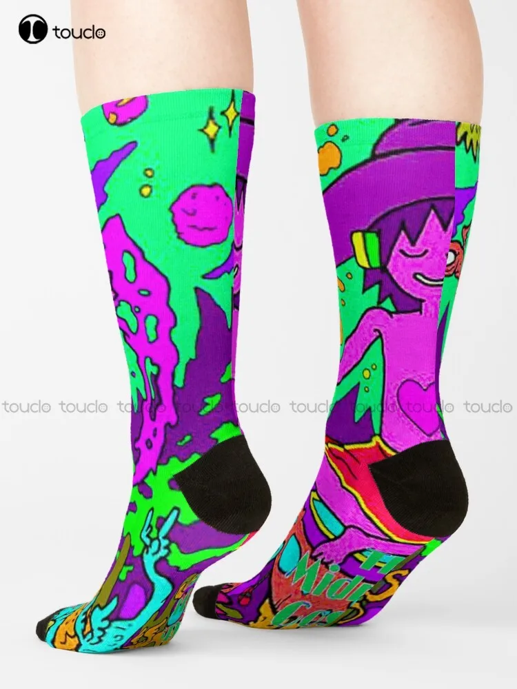 

Midnight Gospel Artwork Socks Soccer Socks Men Personalized Custom 360° Digital Print Gift Harajuku Street Skateboard Socks