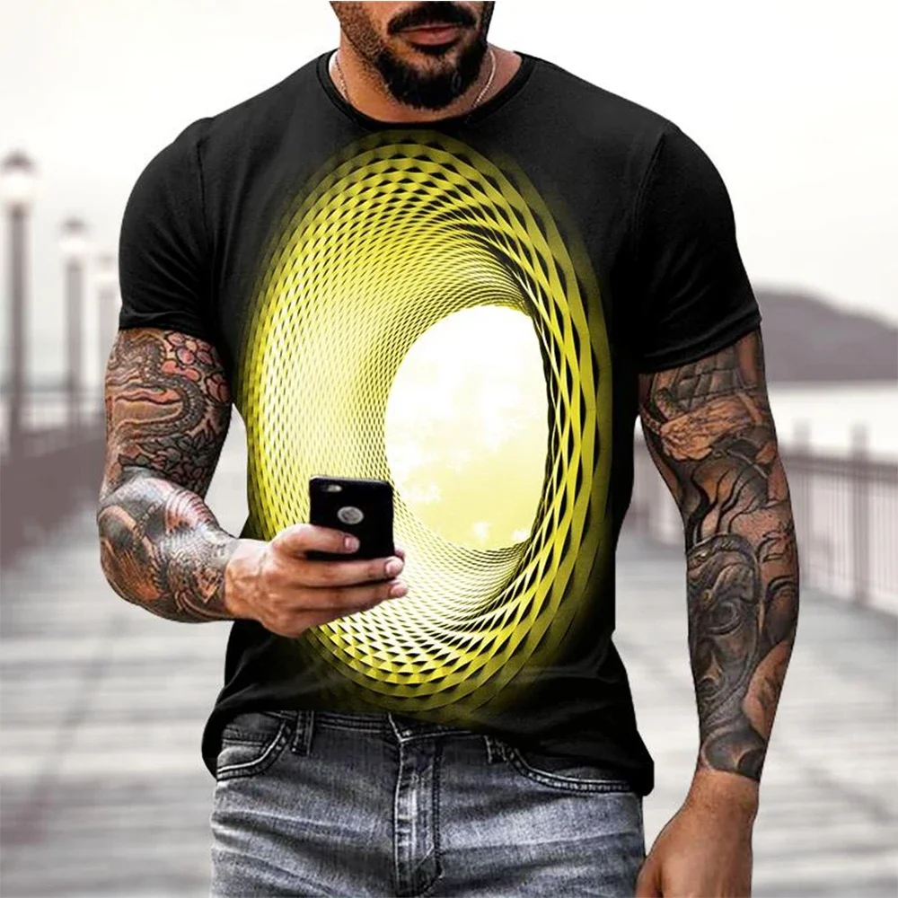 3D Sky Graphic T-Shirt 6