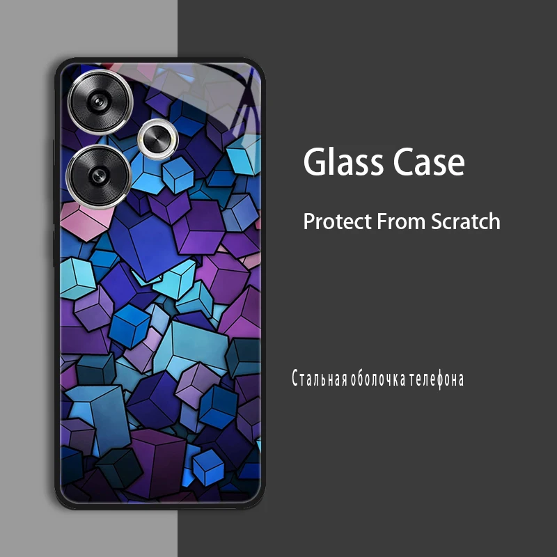 Enhanced Shockproof Tempered Glass Case Cover with Bumper Protection