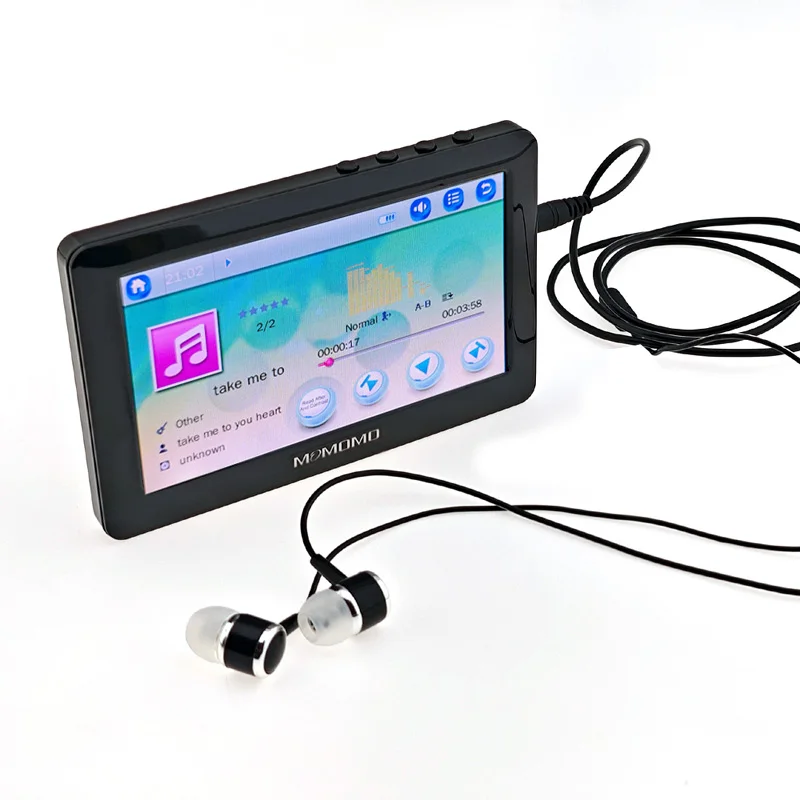 4.3 inch touch screen 8GB MP4 Buttons Digital MP5 player with Picture Viewer music MP3 function mp4 player