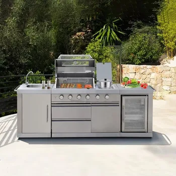 Outdoor Kitchen Grill Station 1