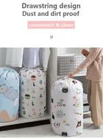 Foldable Storage Bag Travel Portable Organizer Blanket Toy Container Quilt Pillow Organizer Dustproof Bedding Storage 2