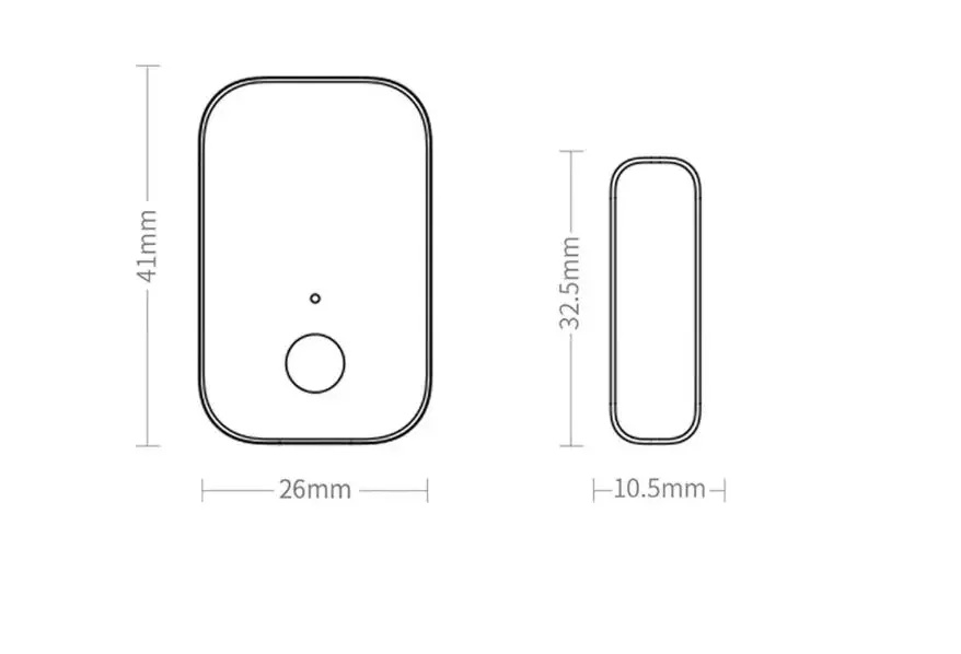 Xiaomi mi Mijia linptech Door and window sensor MS1 access Mijia APP 5 years endurance waterproof magnetic installation