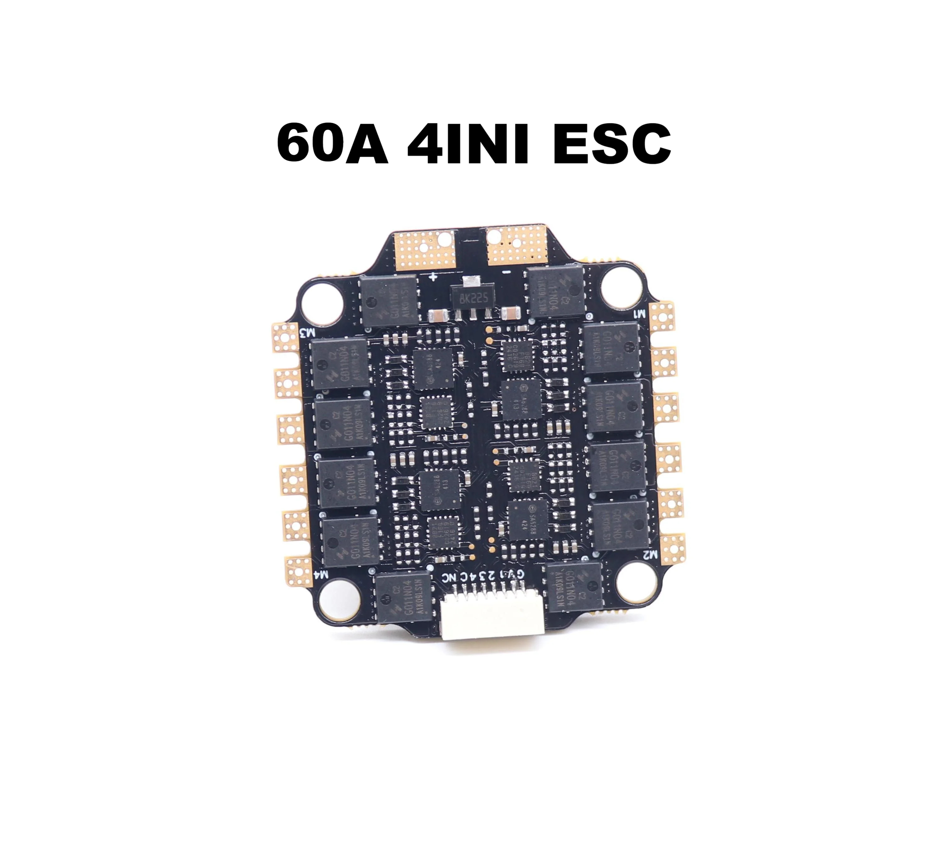 BLHELI_S 4IN1 45A 60A ESC Supporting 3-6S brushless motor Support DShot300 600/Multishot/Oneshot/PWM FPV UAV F4 Flight Control 6
