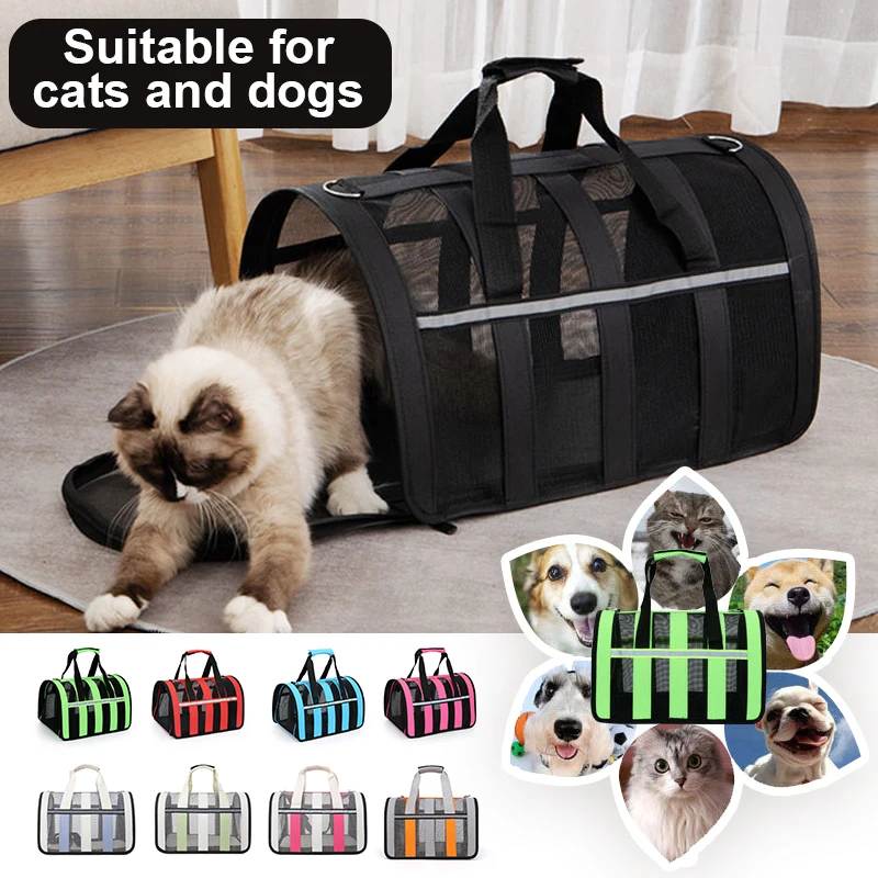 

Breathable Carrier Travel Puppy Kitten Single Shoulder Bag Pet Carrying Bag Supplie Pet Outing Portable Cat Dogs Handbag Summer