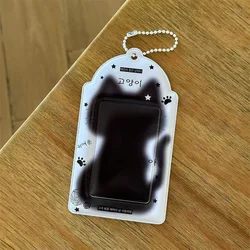 Adorable Kpop Photocard Display Case & Pendant Gift Set (1pcs - white)