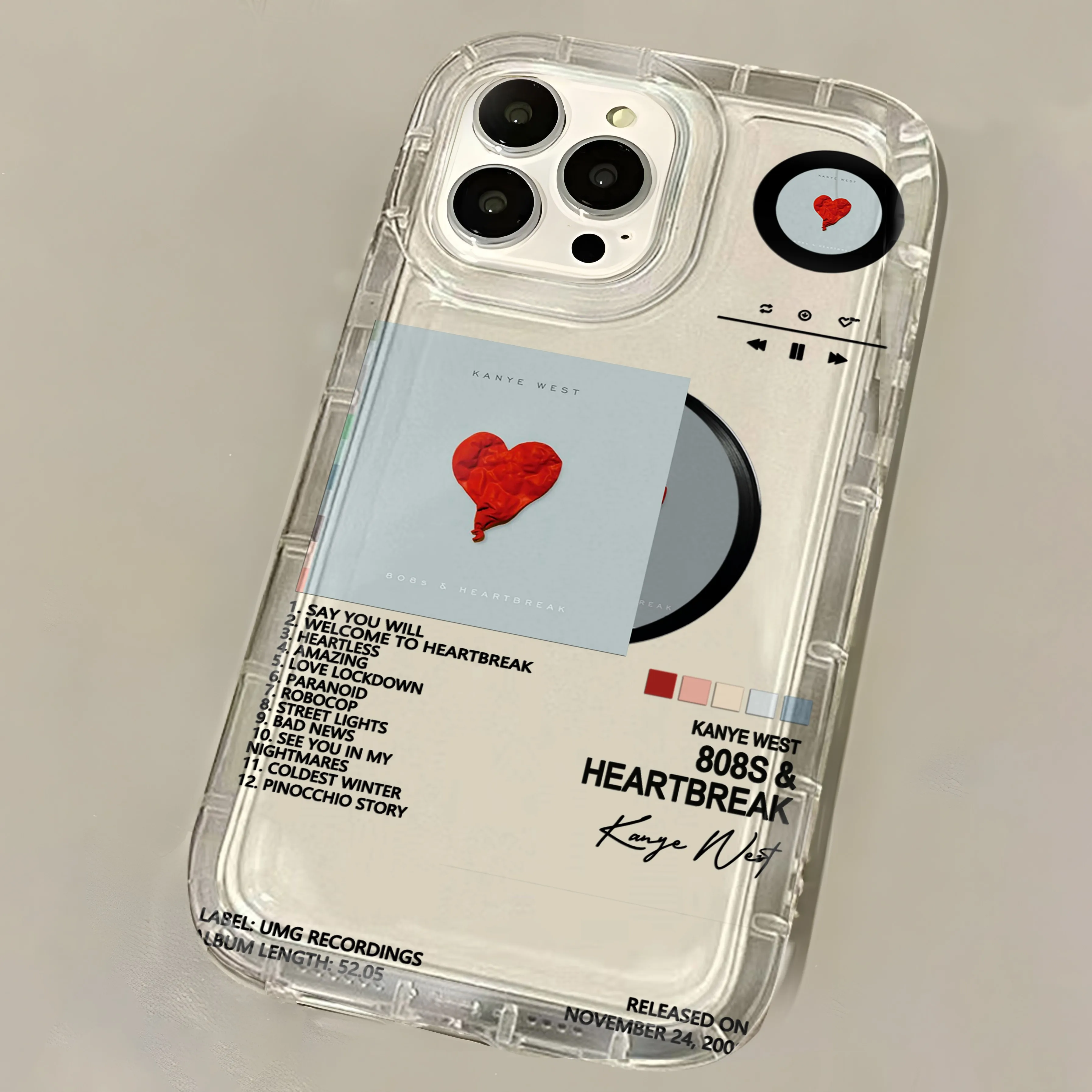 Kanye West Album Art Shockproof Airbag Phone Case