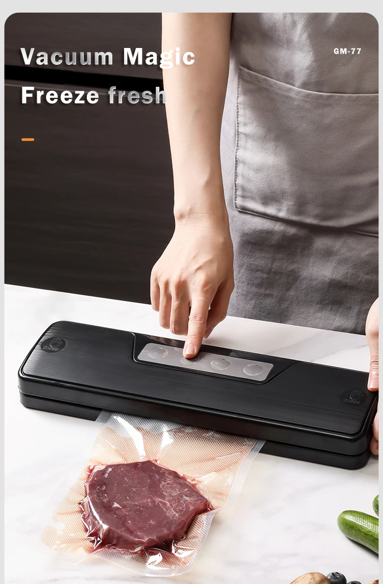 Description Picture 2 of itemVacuum Sealer Packaging Machine Food 220V/110V Vacuum Sealer With Free 10PCS Vacuum Bags Household Vacuum Food Sealing
