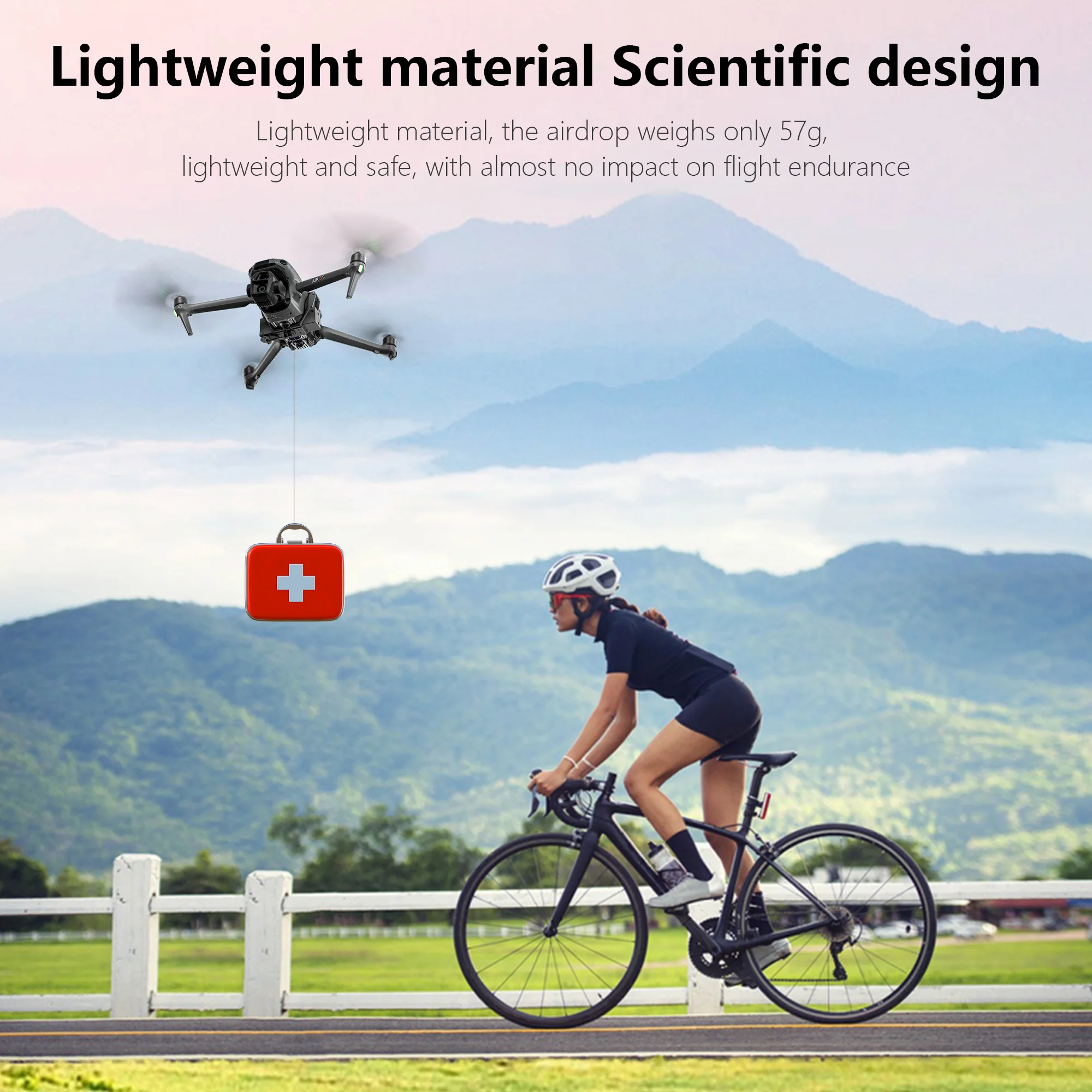 Sistema di lancio STARTRC per DJI AIR 3, dispositivo di rilascio per trasporto/consegna/trasporto di carichi utile, accessori per DJI AIR 3 - Image 6