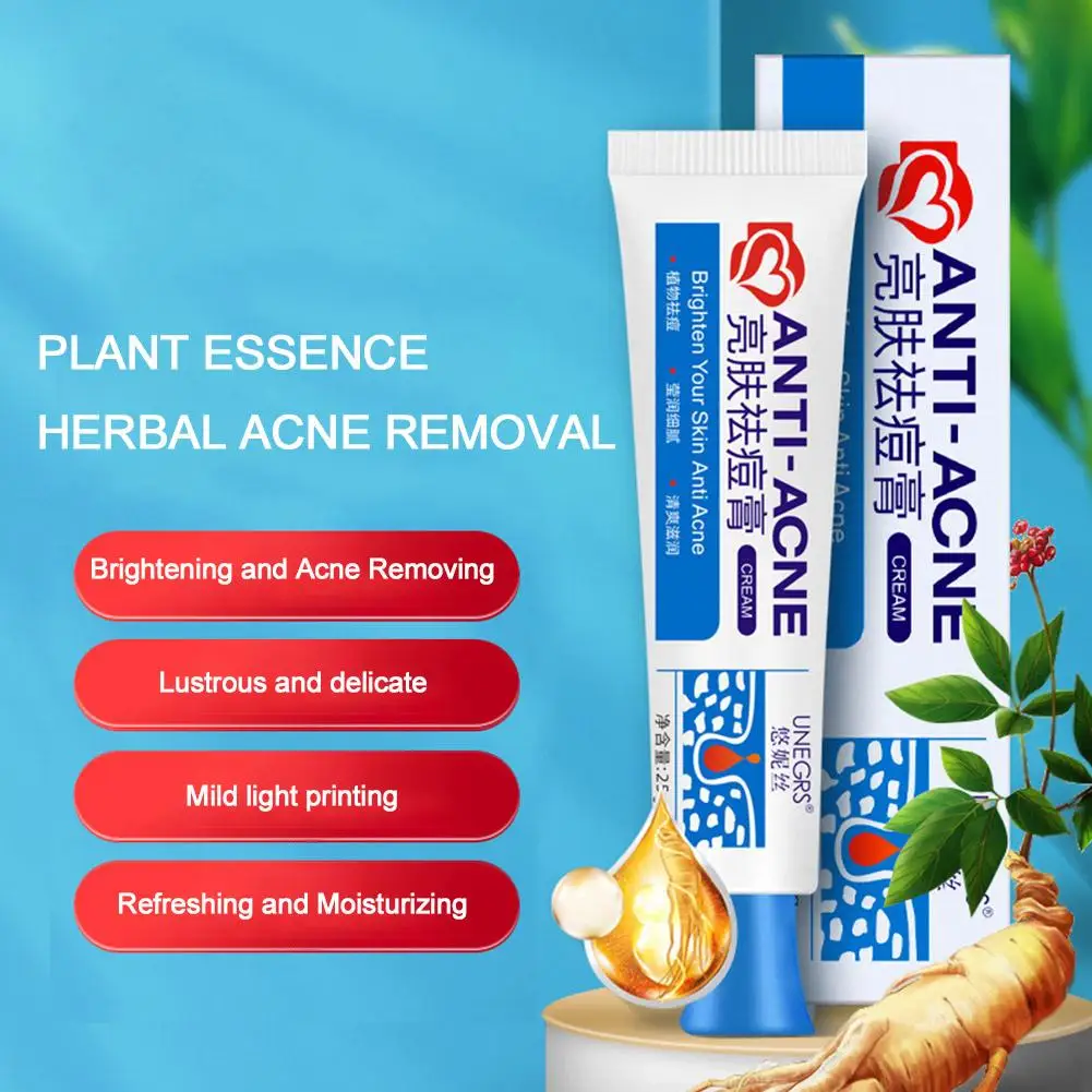 

25g Herbal Acne Treatment Cream Pimple Spot Removal For Oil Control Acne Scar Gel Shrink Pores Skin Care Beauty Health J6W6