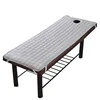 Soft Polyester Massage Table Bed Sheet Elastic SPA Treatment Cover   Relaxation Beauty Salon Mattress With Face Hole Salon Couch 4