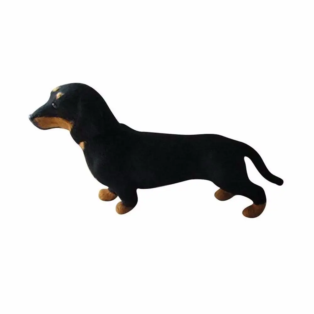 Simulation Dachshund Animal Model Stuffed Toy Pet Dog Handmade