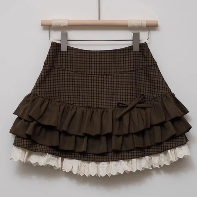 LOOK 1106 2 PC SHAGGY FRILL SKIRT SET