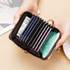 New Women's Wallet Wrist Strap Short Retro Style Coin Change Storage Bag Girls Portable Mini Card Holders Zipper Money Clip C03 4