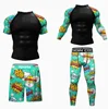 Ensembles de survêtement d'entraînement Rashguard pour enfants, combinaison de sport pour figurines, uniforme de grappin 5