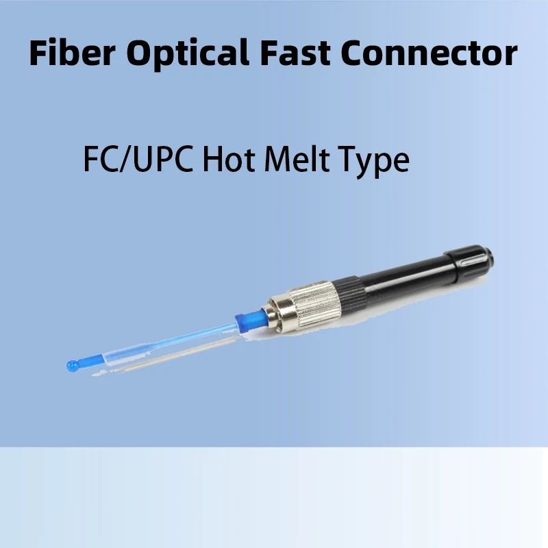 FC/UPC Hot Melt Field Assembly Optical Fast Connector   FTTH Embedded Fast Adapter Singlemode Insertion Loss ≤0.3db
