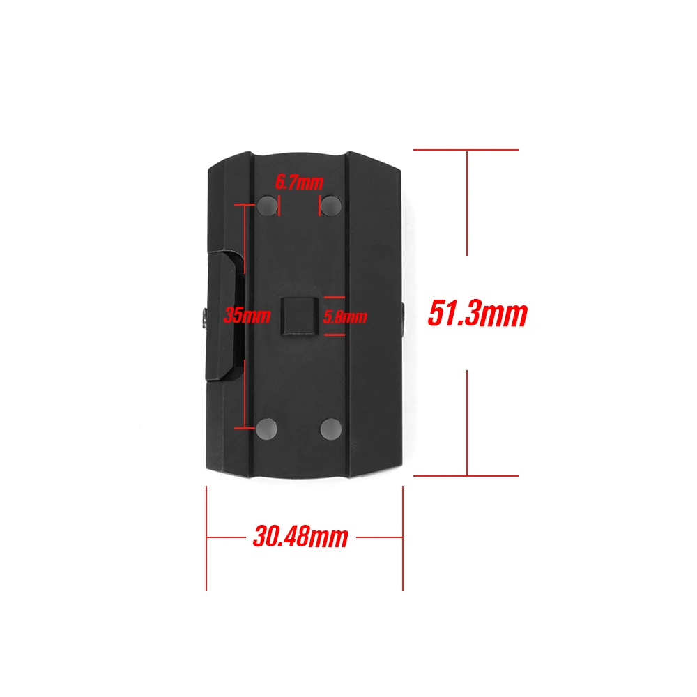 Tactical Series Standard (Low) Picatinny Rail Mount w/Original Footprint For R5 CF Sight rifle scope mount